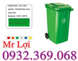 thùng rác 120 lít 240 lít