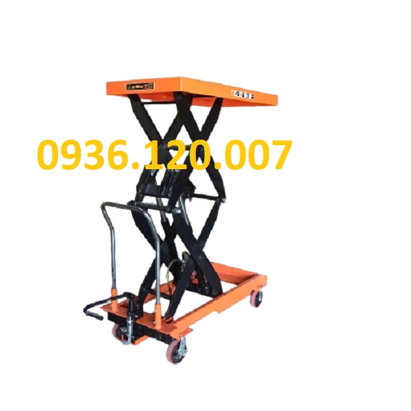Xe nâng mặt bàn nâng cao 1 tấn chính hãng Niuli